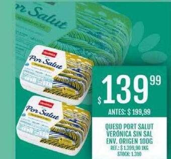 Supermercados Todo Queso port salut verónica sin sal env origen oferta