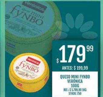 Supermercados Todo Queso mini fynbo verónica oferta