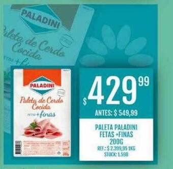 Supermercados Todo Paleta paladini fetas+finas oferta