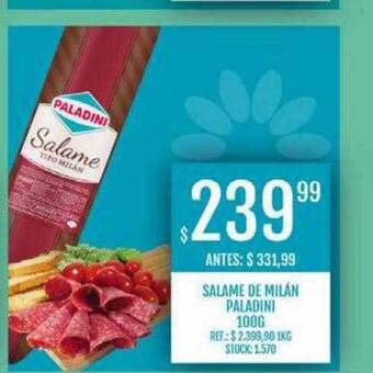 Supermercados Todo Salame de milán paladini oferta