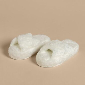 Arredo Pantuflas peluche cruzadas oferta