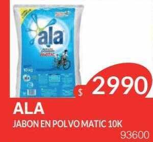 Masivos Ala jabon en polvo matic oferta