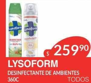 Masivos Lysoform desinfectante de ambientes oferta