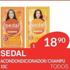 Masivos Sedal acondicionador champu oferta