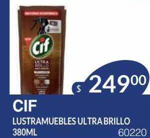Masivos Cif lustramuebles ultra brillo oferta