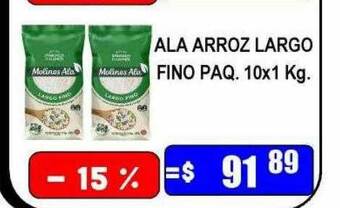 Dulcenter Ala arroz largo fino oferta