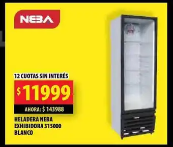 Punto Mayorista Heladera neba exhibidora 315000 blanco oferta