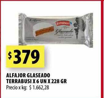Punto Mayorista Alfajor glaseado terrabusi oferta