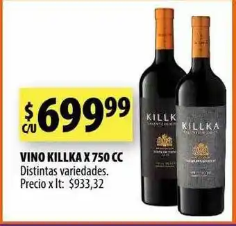 Punto Mayorista Vino killka x 750 cc oferta