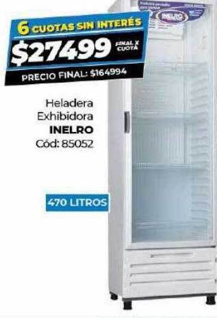 Diarco Heladera exhibidora inelro oferta