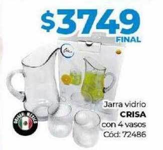 Diarco Jarra vidrio crisa oferta