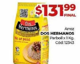 Diarco Arroz dos hermanos parboil oferta