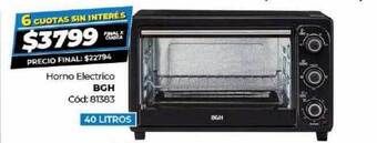 Diarco Horno electrico bgh oferta