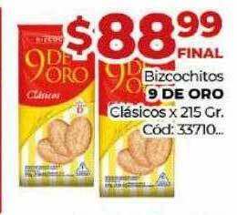 Diarco Bizcochitos 9 de oro clasicos oferta