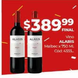 Diarco Vino alaris malbec oferta