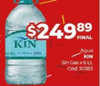 Diarco Agua kin sin gas oferta