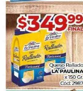 Diarco Queso rallado la paulina oferta