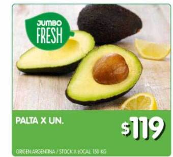 Jumbo Palta oferta