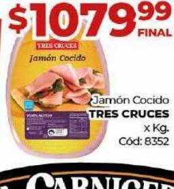 Diarco Jamón cocido tres cruces oferta