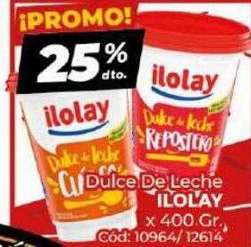 Diarco Dulce de leche ilolay oferta