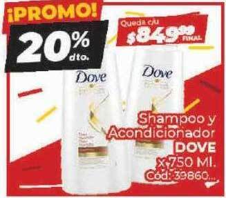 Diarco Shampoo y acondicionador dove oferta