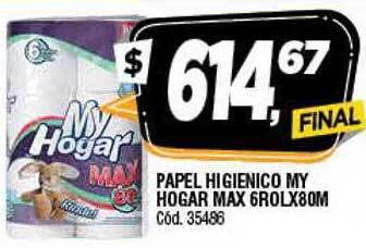 Supermercados Yaguar Papel higienico my hogar max oferta