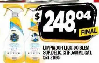 Supermercados Yaguar Limpiador liquido blem sup delic citr gat oferta