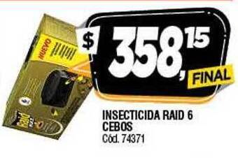 Supermercados Yaguar Insecticida raid 6 cebos oferta
