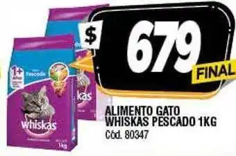 Supermercados Yaguar Alimento gato whiskas pescado oferta