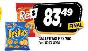 Supermercados Yaguar Galletitas rex oferta