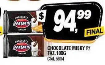 Supermercados Yaguar Chocolate misky p taz oferta