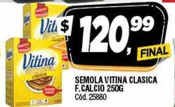 Supermercados Yaguar Semola vitina clasica f calcio oferta