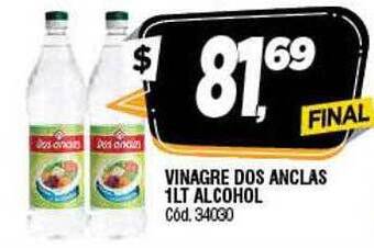 Supermercados Yaguar Vinagre dos anclas alcohol oferta