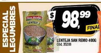 Supermercados Yaguar Lenteja san remo oferta