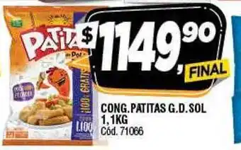 Supermercados Yaguar Cong patitas g d sol oferta
