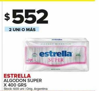 Carrefour Maxi Estrella algodon super oferta
