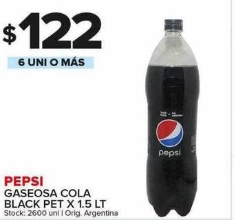 Carrefour Maxi Pepsi gaseosa cola black oferta