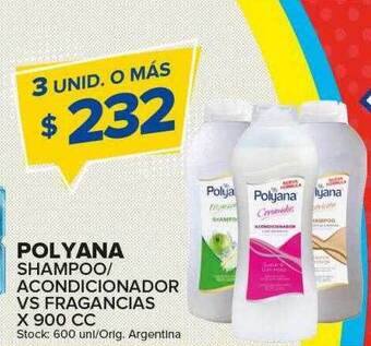 Carrefour Maxi Polyana shampoo-acondicionador vs fragancias oferta
