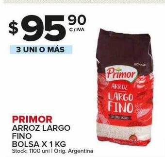 Carrefour Maxi Primor arroz largo fino bolsa oferta