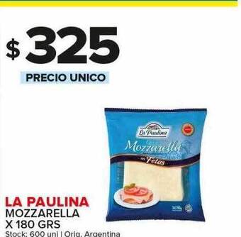 Carrefour Maxi La paulina mozzarella oferta