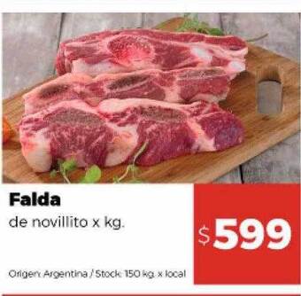 Disco Falda de novillito x kg oferta