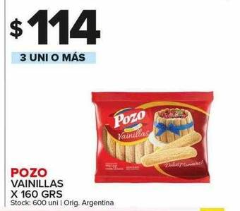 Carrefour Maxi Pozo vainillas oferta
