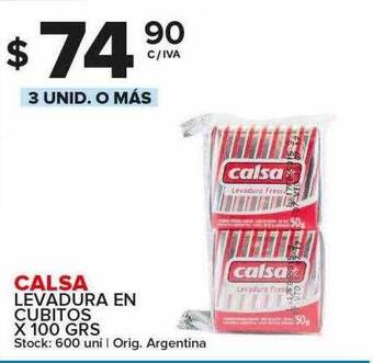 Carrefour Maxi Calsa levadura en cubitos oferta