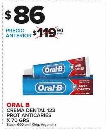 Carrefour Maxi Oral b crema dental 123 prot anticaries oferta