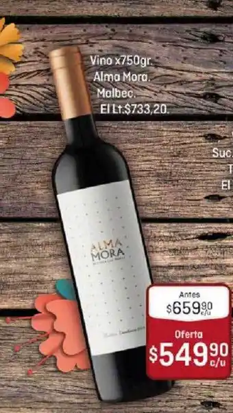 El Nene Vino alma rora malbec oferta