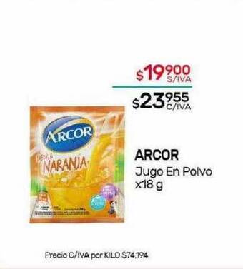 Nini Mayorista Arcor jugo en polvo oferta