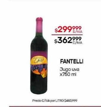 Nini Mayorista Fantelli jugo uva oferta