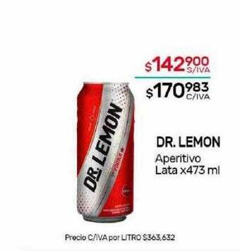 Nini Mayorista Dr. lemon aperitivo lata oferta