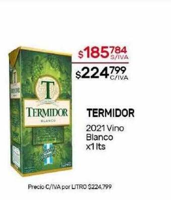 Nini Mayorista Termidor 2021 vino blanco oferta