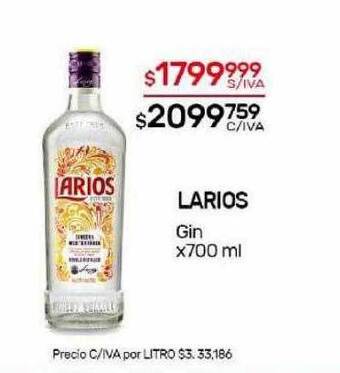 Nini Mayorista Larios gin oferta